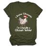 Crío Gallinas Soy Literalmente a la Moda Camiseta de Manga Corta Estación Independiente de Ebay