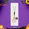 Pingente Caveira de Halloween Transfronteiriço Fantasma de Terror Bolsa de Abóbora Chaveiro de Metal Pingente Evento Pequeno Presente