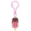 Cono de Helado de Verano de PVC Cierre de Langosta Hebilla de Plástico Fiesta Transfronterizo Paleta Llavero Mochila Colgante Accesorio de Bolso