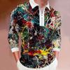 2022 Amazon Europeo y Americano comercio exterior transfronterizo casual para hombre casual cuello solapa talla grande manga larga polo fabricantes venta al por mayor