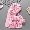 205 Novo Estilo Desenho Animado Roupas Infantis Meninas Outono Peças Superiores Casuais Jaqueta Reversível Infantil Atacado