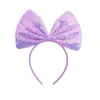 Diadema Infantil con Lazo Oversized, Diadema de Princesa con Lentejuelas, Pinza para el Cabello Linda, Accesorios para el Cabello Grandes Exagerados, Tocado Transfronterizo Europeo y Americano