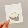 Pinza para el pelo con estampado de leopardo y flores, accesorio para el pelo elegante y exquisito, pinza dulce para flequillo, pinza para el pelo para mechones sueltos, adorno para el pelo elegante y exquisito