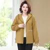 Chaqueta de Primavera y Otoño Tallas Grandes para Mujeres Mayores, Ropa de Abrigo Talla Grande para Mujeres de Mediana Edad y Mayores, Tallas 2XL a 7XL