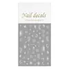 Adesivos de Unha Estrela e Lua de Metal Líquido Planos Metalizados Prata Sol e Lua Adesivos para Nail Art DIY Joias Estilo Dh