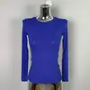 Camisa Base Feminina de Manga Longa, Slim-Fit, Sexy, Feminina, Simples, Versátil, Básica, Moda Dongdaemun Coreana