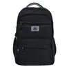 Mochila Escolar Grande Capacidade Estudante 2025 Novo Estilo Simples Tecido de Nylon Repelente à Água Mochila Casual de Viagem Mochila Feminina