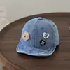 Boné de beisebol infantil em formato de coração, estilo fino, para primavera e outono, chapéu de sol com aba macia para meninos e meninas, novo estilo 2026, chapéu de sol estilo pequeno cowboy.