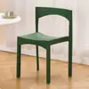 Mobi Plástico Us silla de comedor diseñador silla engrosada dopamina lujo ligero individual respaldo simple silla