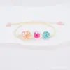 Pulseira de Flores Secas com Renda Gipsofila Mais Vendida no Exterior, Tecida à Mão, Souvenir Turístico Popular, Estilo Flor Eterna