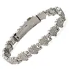 Pulseira Magnética Redonda Popular com Pedras Inteiras Transfronteiriça Moda Europeia e Americana Fecho de Linha Única Pulseira Magnética Antiestática para Mulheres em Estoque