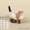 Manija Móvil para Cajón de Cerámica Infantil, Mango Único, Calentable, Gatito Lindo, Animal de Dibujos Animados