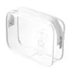 Bolsa de almacenamiento de cosméticos transparente, separada, seca y húmeda, para viajes, bolsa de aseo portátil de gran capacidad, bolsa de almacenamiento impermeable
