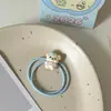 Pijama de Banda de Goma Doble Fina, Ligas para el Cabello de Oso y Conejo Lindos, Cuerda para Cola de Caballo Femenina, Dulces y Suaves Accesorios para el Cabello de Dibujos Animados para Mujeres