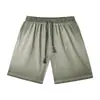 300G Lavagem Suja Shorts Masculino Primavera Verão Soltos Tendência Marca Casual Esportivo Verão Pesado Calça Cinco Pontos Atacado