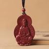 Chaveiro Pingente Cinnabar Roxo Dourado Atacado Pingente de Cinnabar de Baixo Conteúdo Pingente da Paz Pingente de Guanyin Buda Dragão