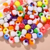 Macaron Color Primavera Agujero Grande Estrella de Cinco Puntas Cuentas Sueltas Pulsera DIY Collar Colgante Materiales Accesorios Mayoreo