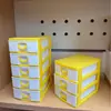 Caixa de Armazenamento de Contas Tipo Gaveta para Mesa, Caixa de Armazenamento Diversos, Caixa Pequena para Armazenamento de Joias