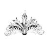 Tocado de Xiuhe para drama de vestuario antiguo, horquilla de Fénix, accesorios, corte de paso, corona de Fénix tridimensional, color del cuerpo, accesorios hechos a mano de plata