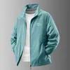 Roupa de proteção solar com gola alta de verão masculina casual leve respirável casaco esportivo ao ar livre pesca roupa de seda gelada proteção solar moda
