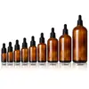En Stock Frascos Goteros de 5 ml 30 ml Frascos Dispensadores de Aceite Esencial de Vidrio Cosmético de 100 ml Frascos de Aceite Esencial Ámbar de 10 ml