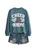 CHEER suéter cómodo holgado talla extra para mujer estampado de leopardo con patrón de corazón comercio exterior transfronterizo Amazon venta al por mayor