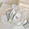 Cuatro Estaciones Puntos de Ola Cachorro Retro Fairisland Amor Estilo Coreano Algodón Calcetines para Mujer Ins Estilo Barroco Lazo Pila