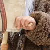 Juguete de Peluche con Palo de Cabeza de Caballo Transfronterizo Melena Larga Muñeco de Caballo Artificial Felpa Suave Rendimiento Regalo Creativo Palo para Montar