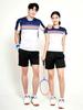 Traje de bádminton transpirable de secado rápido para hombre y mujer, camiseta de manga corta de verano con estampado, ropa de tenis de mesa, camisa de voleibol, falda, pantalones