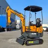Excavadora Pequeña de Oruga de Fabricante Original Equipada con Accesorios para Cabina, Excavadora Multipropósito de Una Máquina