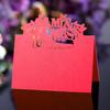 Venta Amazon Boda Láser Calado Tarjeta de Asiento Tarjeta de Mesa para Invitados de Boda Tarjeta de Nombre Tarjeta de Asiento Venta al por Mayor