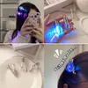 Pasador de Bombilla de Luz Brillante para Mujer, Accesorios Creativos Personalizados para Fotos, Pinza de Pato, Flequillo Lateral, Pinza para Cabello Roto, Tocado
