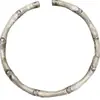 Pulsera de Bambú Diamantada Cepillada Vintage Nueva Moda Retro China Diseño Versátil Pulsera