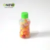 Botella de Piña 50ml Envase de Grado Alimenticio Frasco Plástico Transparente PET Frijoles de Chocolate Caramelo Arcoíris Frijoles Verdes Sellado