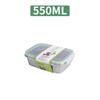 Acero Inoxidable Material 304 Caja para Comida Fresca Comida Empaquetada Caja para Comer Caja de Almacenamiento de Frutos Secos Transfronteriza Caja Redonda Doméstica para Conservar Fresco