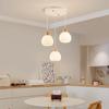 Lámparas de Mesa para Comedor de Lirio del Valle Blanco Estilo Crema Popular en Instagram Lámpara de Techo para Comedor Moderna Simple Creativa Simple Lámparas para Restaurante