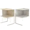 Estante de niveles para encimera de cocina Estante de almacenamiento Soporte para ollas Gabinete Organizador de utensilios de cocina Partición de múltiples capas Divisor
