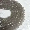 Nuevo Vidrio Imitación Jade Cuentas Sueltas Hielo Transparente Color Puro DIY Pulsera Collar Accesorios Accesorios de Joyería Fabricante Cabello Recto Cuentas Redondas