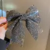 Pinza para el pelo de lazo completa de pedrería, estilo europeo y americano, muestra de fábrica, dropshipping