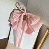 Presilha de Cabelo Grande Laço de Fita Fluido para Mulheres, Novo Estilo, Presilha com Temperamento Super Feérico, Acessório de Cabelo, Presilha Pinça para Cabelo Semi-Preso para Mulheres