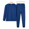 Roupas de outono masculinas calças de outono algodão soltas base outono roupas para idosos gola alta roupa íntima térmica uma geração de cabelo