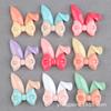 Orejas de Conejo Pajarita Accesorios de Resina Pegamento Crema Accesorios para Carcasa de Teléfono Móvil DIY Horquilla Tocado Clip BB Material Hecho a Mano