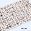 Taladro de uñas Dongzhou 8*6 broca octagonal larga de fondo puntiagudo explosiones de la red social taladro para decoración de uñas taladro de vidrio brillante venta al por mayor