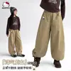 Pantalones de Pierna Ancha de Otoño para Niñas 2026 Nuevo Estilo Ropa para Niños Medianos y Grandes Elegantes Sueltos Estilo Retro para Niños Medianos y Grandes Pantalones Casuales