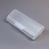 Estuche para Lentes de Lectura de Plástico Esmerilado Transparente Transfronterizo Simple Color Sólido Portátil de Alto Valor Almacenamiento Moderno Estuche para Lentes