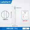 Tubo Colorimétrico de Vidrio con Tapón Labshark Detección Colorimétrica de Nitrógeno Amoniacal de Laboratorio Tubo Colorimétrico Nessler Escala Completa con Tapón