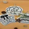 Toalha Estilo Francês Luxo Leve Estilo Chanel Cozinha Banheiro Macia Flor de Camélia Pendurada Quadrada Espessa Flor
