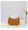 Bolsa de Mão de Nicho Estilo Francês Bolsa Feminina Outono e Inverno 2023 Nova Moda Bolsas de Ombro Transversais Versátil Ins Vintage Bolsa de Selim