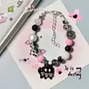 Venta Directa de Fábrica~Pulsera de Cerámica Linda de Dibujos Animados Peculiares de Jingdezhen para Mujeres Diseño de Nicho Dopamina Mejor Amiga Estudiante