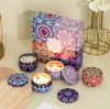 Velas de Aromaterapia, Cera de Soja Hidratante Petal Divine, Fragancia Pequeña Romántica Hecha a Mano, Purificar el Aire, Regalar en Cumpleaños
